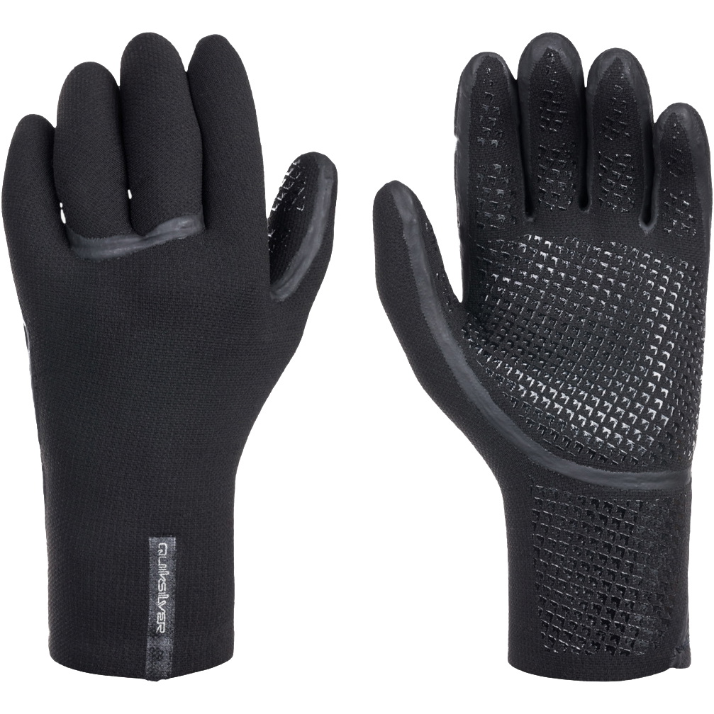 2025 Quiksilver Marathon Sessions 3mm Neoprenhandschuhe Eqyhn03171 - Schwarz
